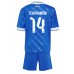 Real Madrid Aurelien Tchouameni #14 Tredjedraktsett Barn 2025-26 Korte ermer (+ Korte bukser)